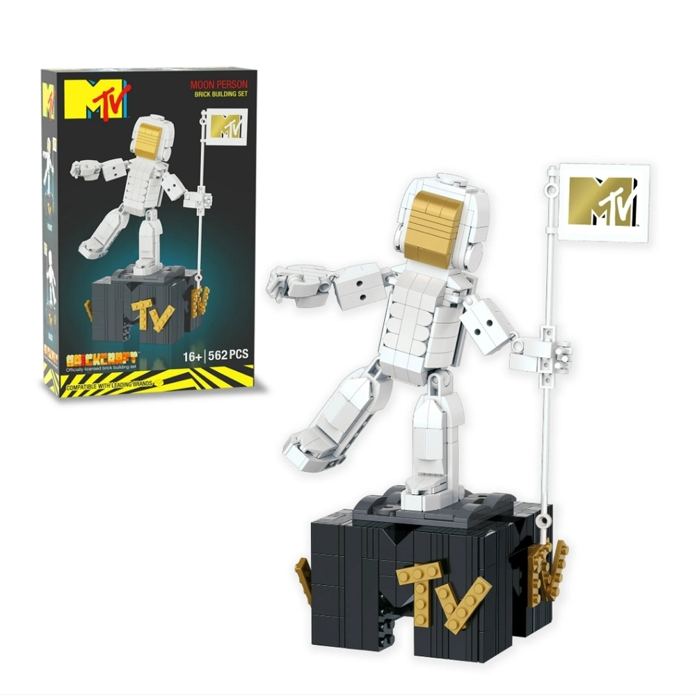 BRICKCRAFT MTV Moon Person Brick Building Kit